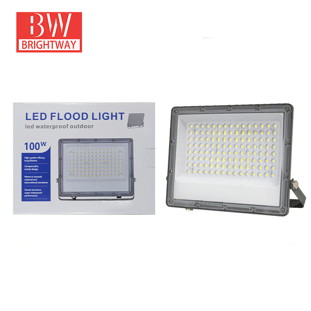 100 200 300 500 Watt Exterior Waterproof IP66 DOB Floodlight Kit 500w 400w 200w 50w 30w Modern Outdoor 100w LED Flood Light