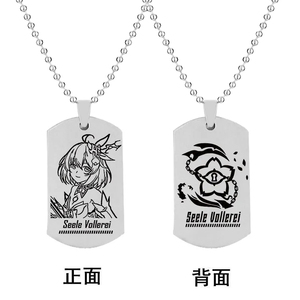 <span class=keywords><strong>Honkai</strong></span> สร้อยคอสแตนเลส<span class=keywords><strong>3</strong></span>แฉกสำหรับผู้หญิง,สร้อยคอจี้แท็กสุนัขพิมพ์เลเซอร์สองด้านเทรนด์สีเงินขอ<span class=keywords><strong>ง</strong></span>ขวัญ - Product Image 4
