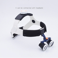 Head-mounted Type 2.5X/3.5X Oral Therapy Magnifier Dental Surgical Exam Microsurgery Glasses