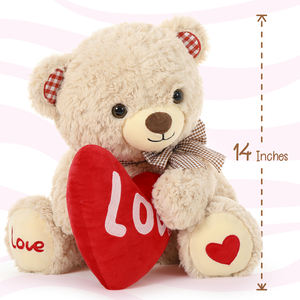 モリスモス17インチソフトコットン愛ぬいぐるみテディベアガールフレンド妻バレンタインデーギフト - Product Image 2
