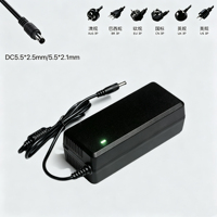 Cargador Universal para Bicicleta Eléctrica 36V (42V 2A) DC 5.5x2.1 mm, Enchufe para Prophete, Mifa, Keola, Van Dijck, QWIC, Popal, con Certificación CE, LED