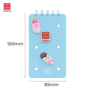 Spiral <b>Notebook</b> with Charm PVC Cover 100 Pages Size 150x85 Mm Digital Printing Expressing a Personal Character MOQ 200 - Product Image 3