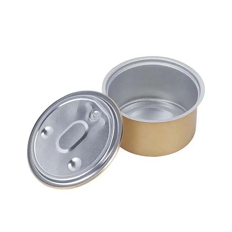 Oem競争力のある価格人気の丸い金属缶食品茶缶容器