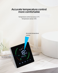 Tuya Wifi nhiệt cho tự động hóa nhà cảm ứng Bảng điều chỉnh điện/nước hệ thống sưởi ấm độ ẩm cảm biến dưới sàn sưởi ấm - Product Image 6