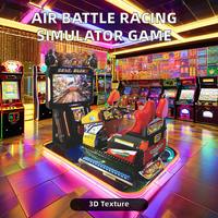 Simulateur de course à pièces Motion Air Battle Machine de jeu vidéo Logo/motif imprimé numérique Jeu PC Simulateur de conduite
