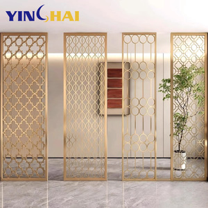 Séparateurs de pièces de luxe Cloisons écran pour diviseur intérieur de maison pour salon Cloisons métalliques Séparations de pièces - Product Image 5