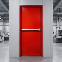 Portes en acier ignifugées personnalisées conformes aux normes UL CE pour les sorties de secours des hôtels, des hôpitaux, des entrepôts et des appartements