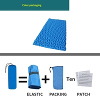 Matelas de couchage gonflable pour 2 personnes, matelas pneumatique double pour le camping, imperméable, en TPU, lit d'extérieur pour tente, voyage