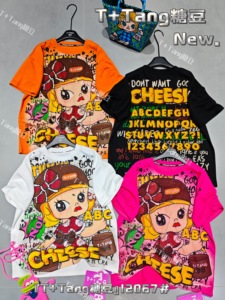 Nuevas Camisetas de Moda Oversize con Dibujos Animados para <span class=keywords><strong>Mujer</strong></span> Venta <span class=keywords><strong>al</strong></span> <span class=keywords><strong>por</strong></span> <span class=keywords><strong>Mayor</strong></span> de Camisetas Oversize para <span class=keywords><strong>Mujer</strong></span> con Pedrería y Dibujos Animados - Product Image 5