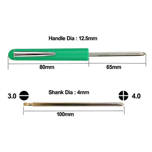 2 in 1 promosyon cep kalem tipi Mini düz tornavida özel Phillips tornavida ile geri dönüşümlü bıçak - Product Image 2