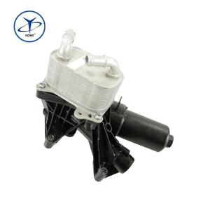 M271 W204 C204 S204 271 <span class=keywords><strong>180</strong></span> 14 10 2711801410 pour <span class=keywords><strong>Mercedes</strong></span> Benz <span class=keywords><strong>Classe</strong></span> C Refroidisseur d'huile moteur Ensemble de boîtier de filtre à huile - Product Image 1