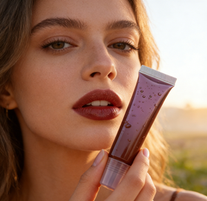 Brillo de labios resistente al agua de fruta vegana de alta calidad OEM al por mayor aceite de labios brillante transparente personalizado de fábrica líquido Mineral Etiqueta Privada - Product Image 1