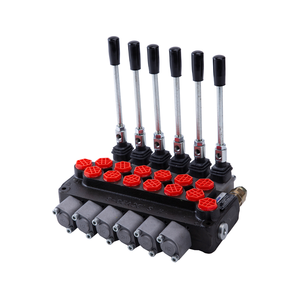 3 Spool Monoblock <b>Hydraulic</b> Control Valve Manual Directional Valve for Log Splitter Wood <b>Cutter</b> - Product Image 1