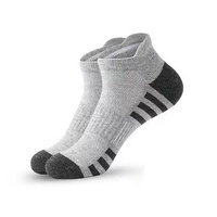 Chaussettes de course à compression entièrement personnalisées, chaussettes courtes de sport pour hommes, personnalisables