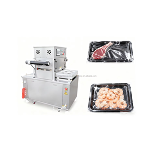 Máquina de envasado al vacío semiautomática con control por ordenador, embalaje de kebabs de carne - Product Image 1