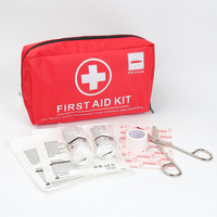 Trousse d'urgence de voiture MDR DIN 13164 de haute qualité trousse de premiers soins de voiture avec fournitures médicales d'urgence essentielles équipement d'autodéfense