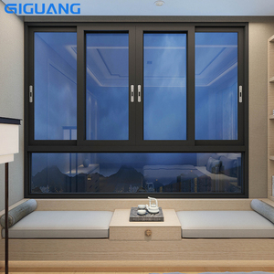 Ventana de Aluminio Superhouse Fabricada en China, Ventana Corredera de Aluminio con Doble Vidrio de Ahorro Energético, con Certificación AS2047 NFRC DADE - Product Image 1