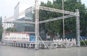 Escenario de aleación de aluminio ensamblado para conciertos, festivales de música, actuaciones en centros comerciales, exhibiciones especiales de contrachapado y estructuras de armazón para bares. - Product Image 3
