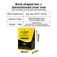 Boîte en forme de livre pour outils, emballage sous blister, entièrement scellé, protection renforcée, présentation améliorée