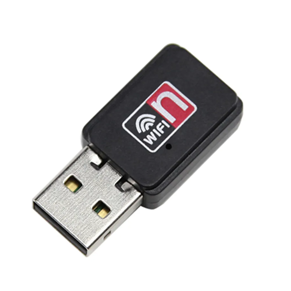 Adaptateur matériel et logiciel d'ordinateur 2.4 GHz WiFi USB 2.0 cartes réseau sans fil 150Mbps pour PC