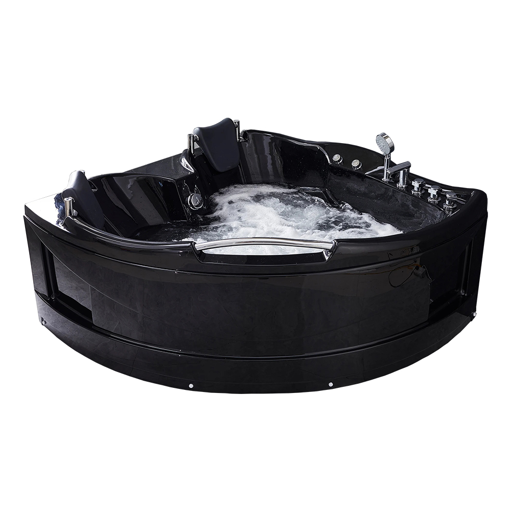 Stylish Black Jacuzzis - Luxurious Massage Bathtubs