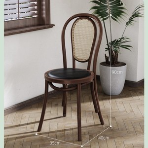 Juego de Mesa y Sillas para Cafetería y <span class=keywords><strong>Restaurante</strong></span>, Estilo Retro Americano y Francés, Madera Sólida, Personalizable, Uso Comercial para Panaderías - Product Image 5