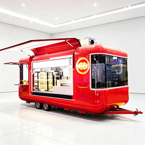 Camion de vente ambulante de crème glacée entièrement équipé avec cuisine complète, remorque de boulangerie, remorque de restauration rapide, chariot de nourriture de rue mobile - Product Image 6
