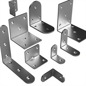 Support de fixation <span class=keywords><strong>en</strong></span> métal épaissi <span class=keywords><strong>en</strong></span> acier inoxydable personnalisé pour la quincaillerie de meubles ménagers, pièce d'angle à angle droit - Product Image 1