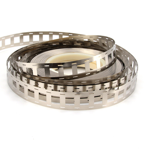 Conector de Batería de Acero Niquelado de 26 mm de Ancho y 0.15x19 mm de Boca para Baterías 18650, Diseñado para Tiras de Níquel 18650 - Product Image 1