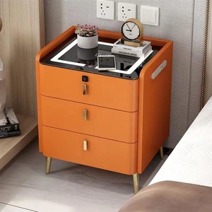 Thông minh cạnh giường ngủ bảng phòng ngủ đồ nội thất không dây usbchargingstoragechestsolidwood cạnh giường ngủ tablebluetooth Loa không dây sạc - Product Image 2