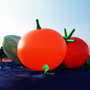 Fête agricole personnalisée Orange jaune PVC radis gonflable 3 mètres publicité décoration d'exposition - Product Image 6