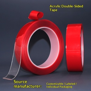 Adesivo <span class=keywords><strong>Biadesivo</strong></span> in Schiuma Acrilica <span class=keywords><strong>Trasparente</strong></span> Resistente, Senza Tracce, Impermeabile, Resistente alle Alte Temperature, Vendita all'Ingrosso - Product Image 1