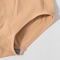 Braguitas de Bikini para Mujer, Suaves y Elásticas, Sin Costuras, de Color Sólido, Cintura Alta, Control de Abdomen, Uso Diario, Ecológicas