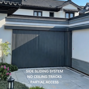 Portes sectionnelles électriques horizontales automatiques à structure haute résistance, <span class=keywords><strong>prix</strong></span> d'usine, durables, portes <span class=keywords><strong>de</strong></span> <span class=keywords><strong>garage</strong></span> coulissantes latérales - Product Image 3