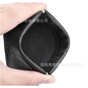 <b>Coin</b> purse/earphone organizer <b>bag</b>, PU leather, custom logo, creative handle, square mini <b>bag</b> - Product Image 5