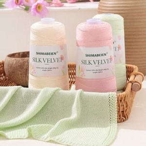 ผ้าทอลายดอกทิวลิป ทนต่อการขัดถู 100% สำหรับผ้าโบรเคด ฤดูใบไม้ผลิ ฤดูร้อน งานแฮนด์เมด DIY เสื้อกั๊กแขนสั้นถักลายเรขาคณิตนามธรรม - Product Image 1