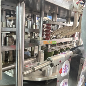 Đầy đủ tự động 5 gallon nắp chai phim in máy nước chai nắp máy dán nhãn Nắp Sticker Máy cán - Product Image 4