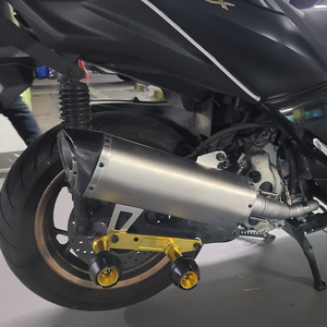 Nouvel échappement universel pour <span class=keywords><strong>moto</strong></span> XMAX300 en acier inoxydable, <span class=keywords><strong>coude</strong></span> AK, échappement complet, silencieux 2017-2023 - Product Image 6