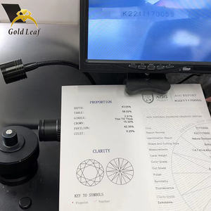 <span class=keywords><strong>Diamant</strong></span> synthétique HPHT CVD de forme personnalisée en feuille d'or, couleur DEF, pureté VVS, 0,01-3,0 CT, IGI, <span class=keywords><strong>diamant</strong></span> personnalisé IGI - Product Image 2