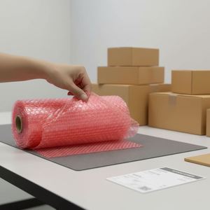 Factory Wholesale ESD Anti-Static <b>Bubble</b> <b>Roll</b> for Semiconductor Parts Shockproof Protective Electronic Components Packing - Product Image 1
