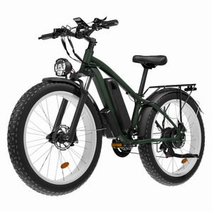 Vélo de montagne électrique 26 pouces <span class=keywords><strong>tout</strong></span>-<span class=keywords><strong>terrain</strong></span>, pneus larges de haute qualité, vélo électrique OEM, vélo électrique pour <span class=keywords><strong>adulte</strong></span>, VTT électrique - Product Image 2