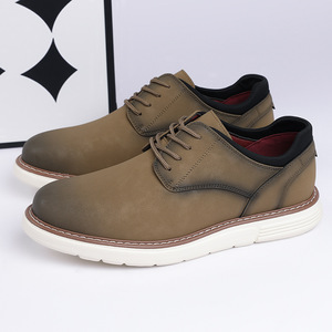 รองเท้าหนังนูบัคทรงทางการสไตล์อังกฤษ รุ่นอเนกประสงค์ ใส่สบาย เหมาะสำหรับธุรกิจและลำลอง สำหรับผู้ชาย ไซส์ใหญ่ กำลังเป็นที่นิยมในปี 2026 - Product Image 1