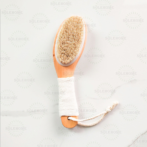 Cepillo para <span class=keywords><strong>baquetas</strong></span> <span class=keywords><strong>de</strong></span> madera <span class=keywords><strong>de</strong></span> loto <span class=keywords><strong>de</strong></span> crin <span class=keywords><strong>de</strong></span> 25cm, mango corto, cepillo para cuerpo seco, herramienta esencial <span class=keywords><strong>de</strong></span> limpieza trasera - Product Image 2