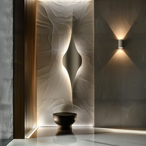 Luminaire suspendu en spirale contemporain, acrylique, métal, grande taille, couleur changeante, blanc chaud, LED, éclairage de plafond pour hôtel - Product Image 4