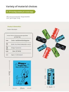 1,5 Plastik Verstärkte EPI Stark Geruchskontrollierende Lavendel-Duftende Biologisch Abbaubare Umweltfreundliche Einfache Hundekotbeutel-Spender - Product Image 6