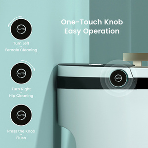 Toilette Intelligente Automatique avec Affichage Numérique pour Femme, Chauffage de Siège Avancé et Fonction de Télécommande, Prix Usine - Product Image 4