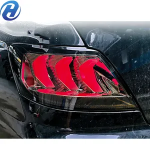 HGD para Toyota Reiz Mark X 2005-2009 estilo Mustang luces traseras LED luz de freno con señal secuencial de marcha atrás antiniebla