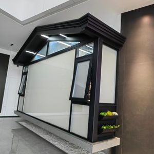 Solárium <span class=keywords><strong>de</strong></span> Aluminio y Vidrio con Doble Cristal Templado Low-E para Uso Residencial y Hotelero, Estructura <span class=keywords><strong>de</strong></span> Jardín para Exteriores para las 4 Estaciones - Product Image 1