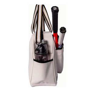 Women's Portable PU Racket Bag Waterproof Pickleball Tote with Racquet <b>Sports</b> Gym <b>Accessories</b> Leather Paddle Ball Tennis Bags - Product Image 4