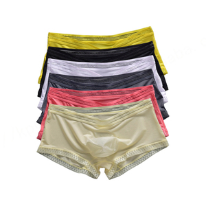 Venta caliente diseño personalizado 85% Nylon 15% Spandex cómodo Nylon hielo seda transpirable Cool hombres ropa interior Calzoncillos Bóxer - Product Image 1